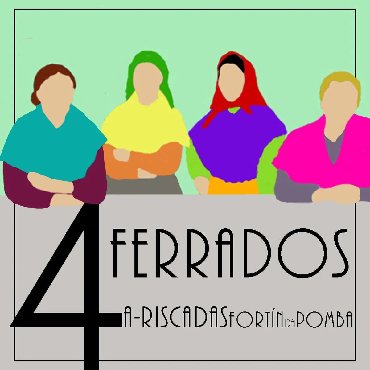 Portada de «4 Ferrados» de A-Riscadas