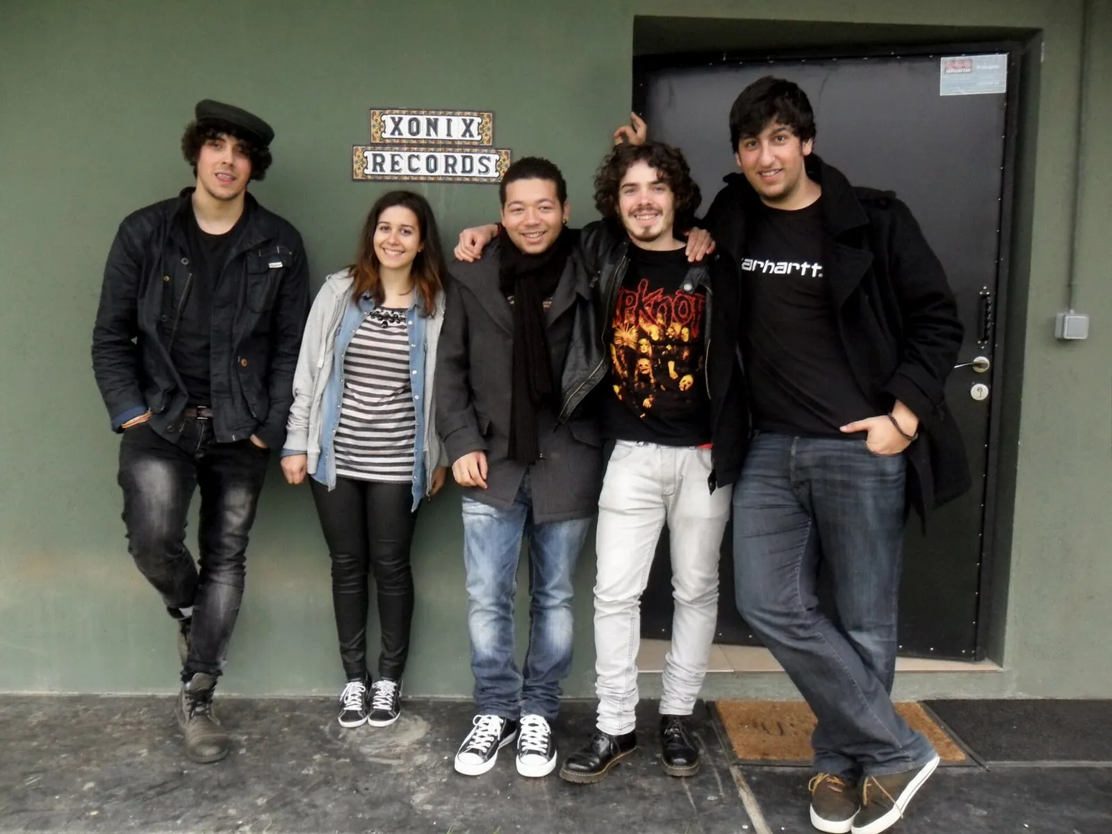 Barrio Rojo en el estudio de Xonix Records
