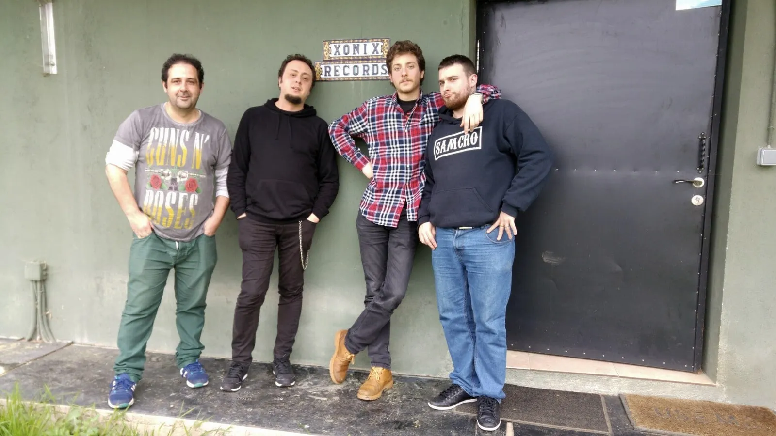 Benchara en el estudio de Xonix Records