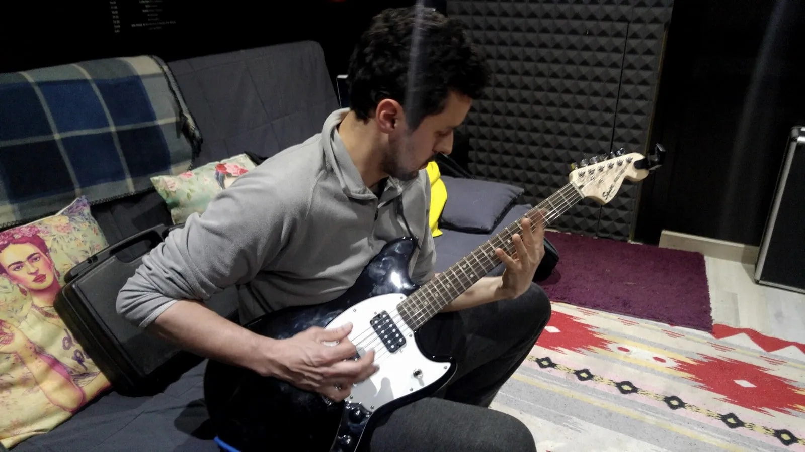 Brais (Prosmas) en el estudio de Xonix Records