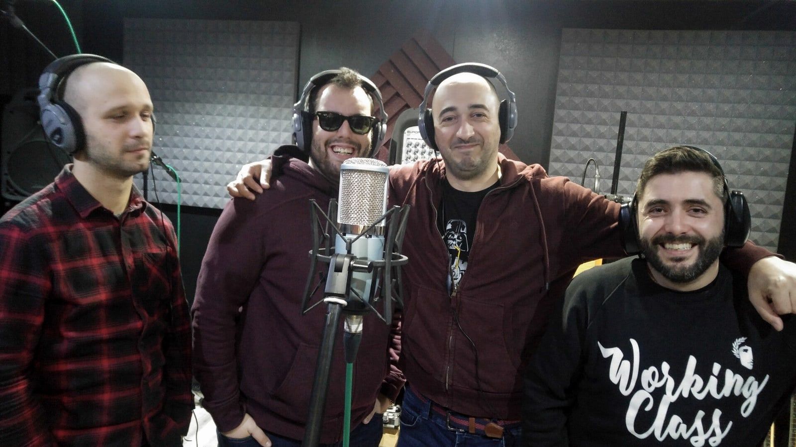 D'Esmorga en el estudio de Xonix Records
