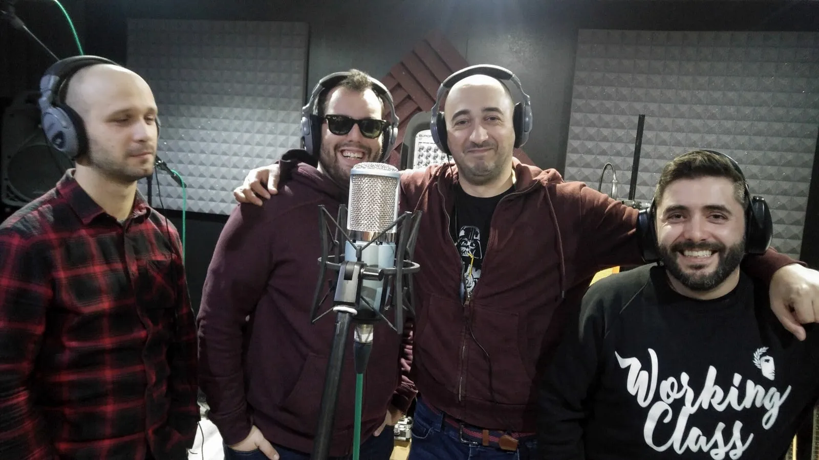 D'Esmorga en el estudio de Xonix Records