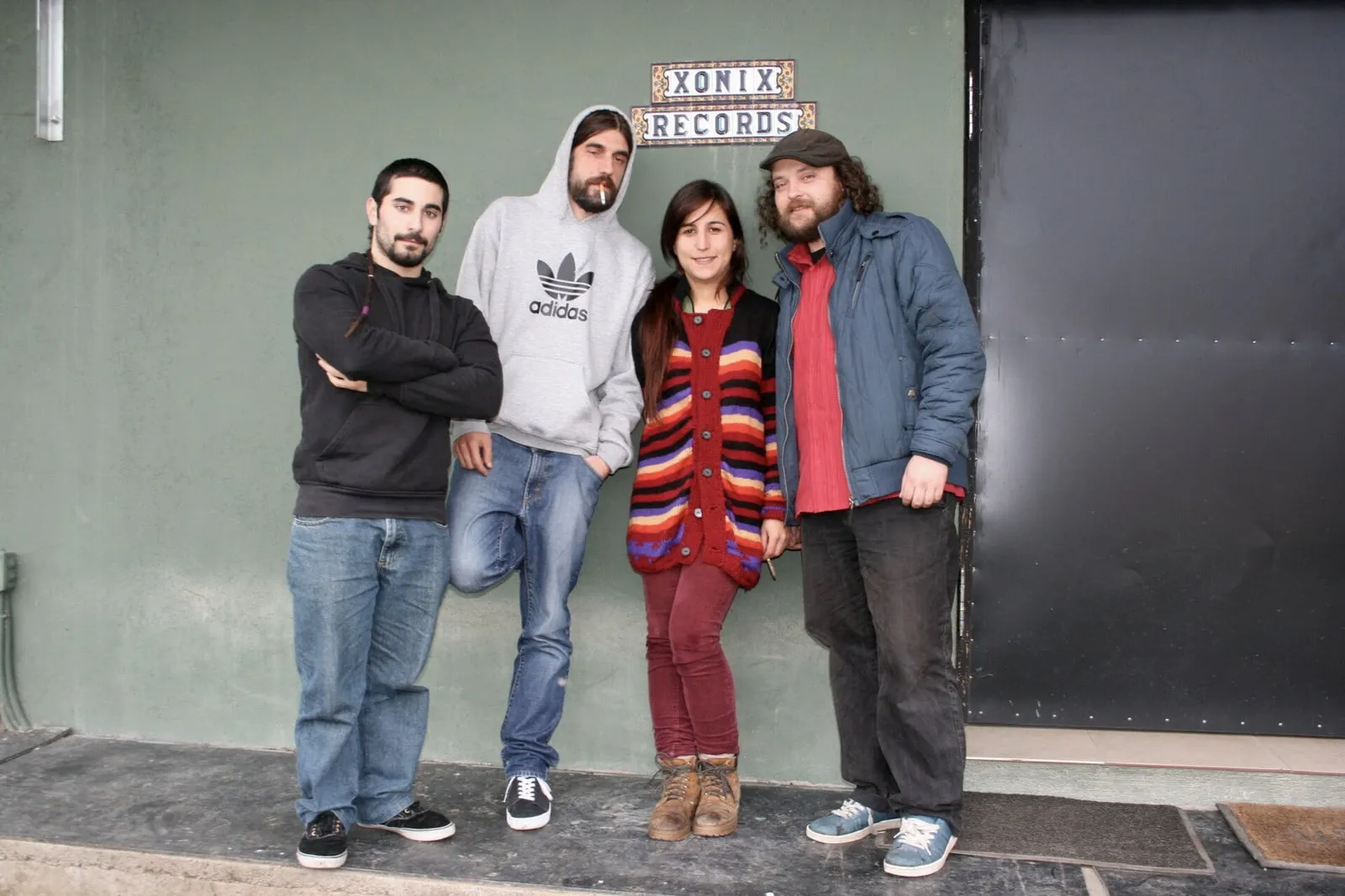 Dreadlockers en el estudio de Xonix Records