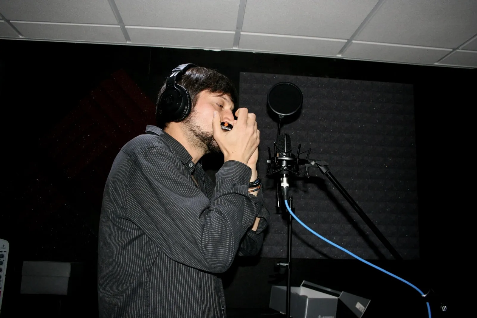 Figui en el estudio de Xonix Records