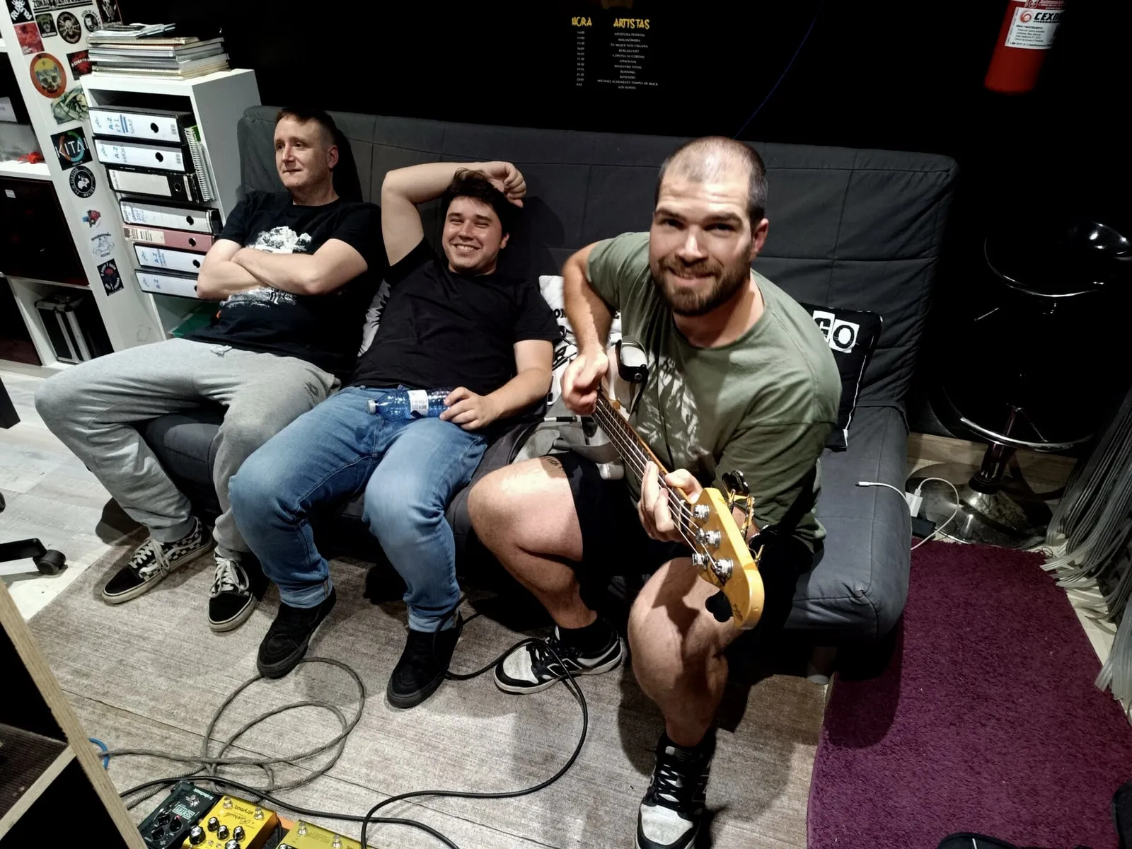 Kaleikia en el estudio de Xonix Records