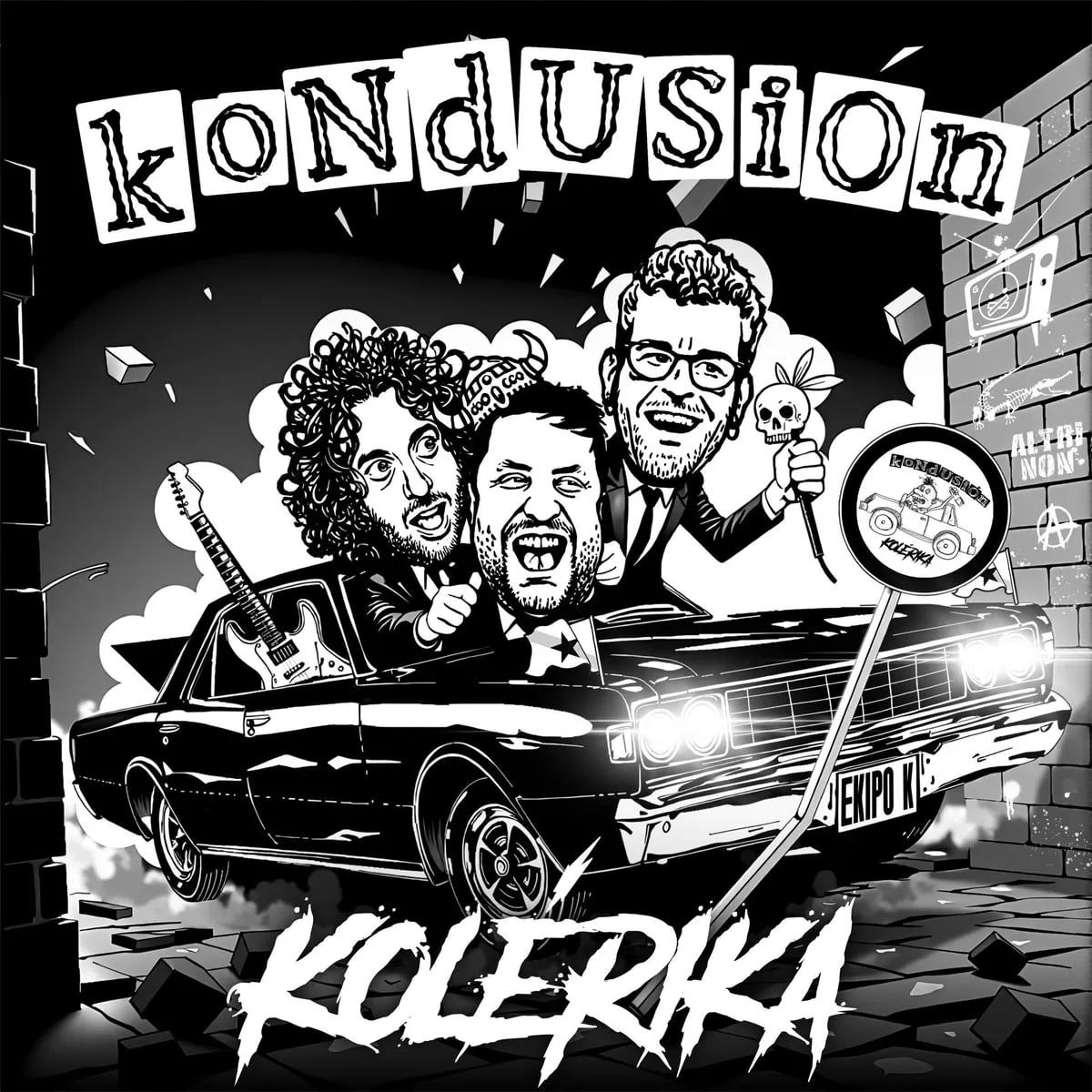 Portada de «Kondusión Kolérika» de Kondusión Kolérika