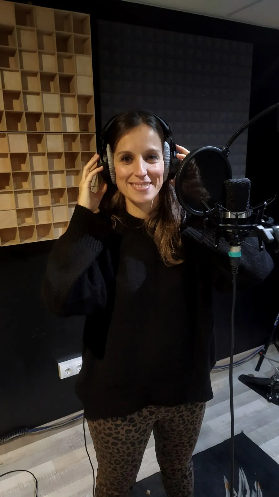 Lucre (The Teta's Van) en el estudio de Xonix Records
