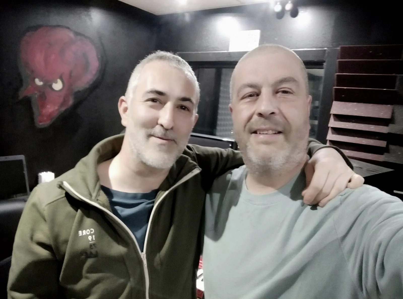 Marcos Payno (GalegoZ) en el estudio de Xonix Records