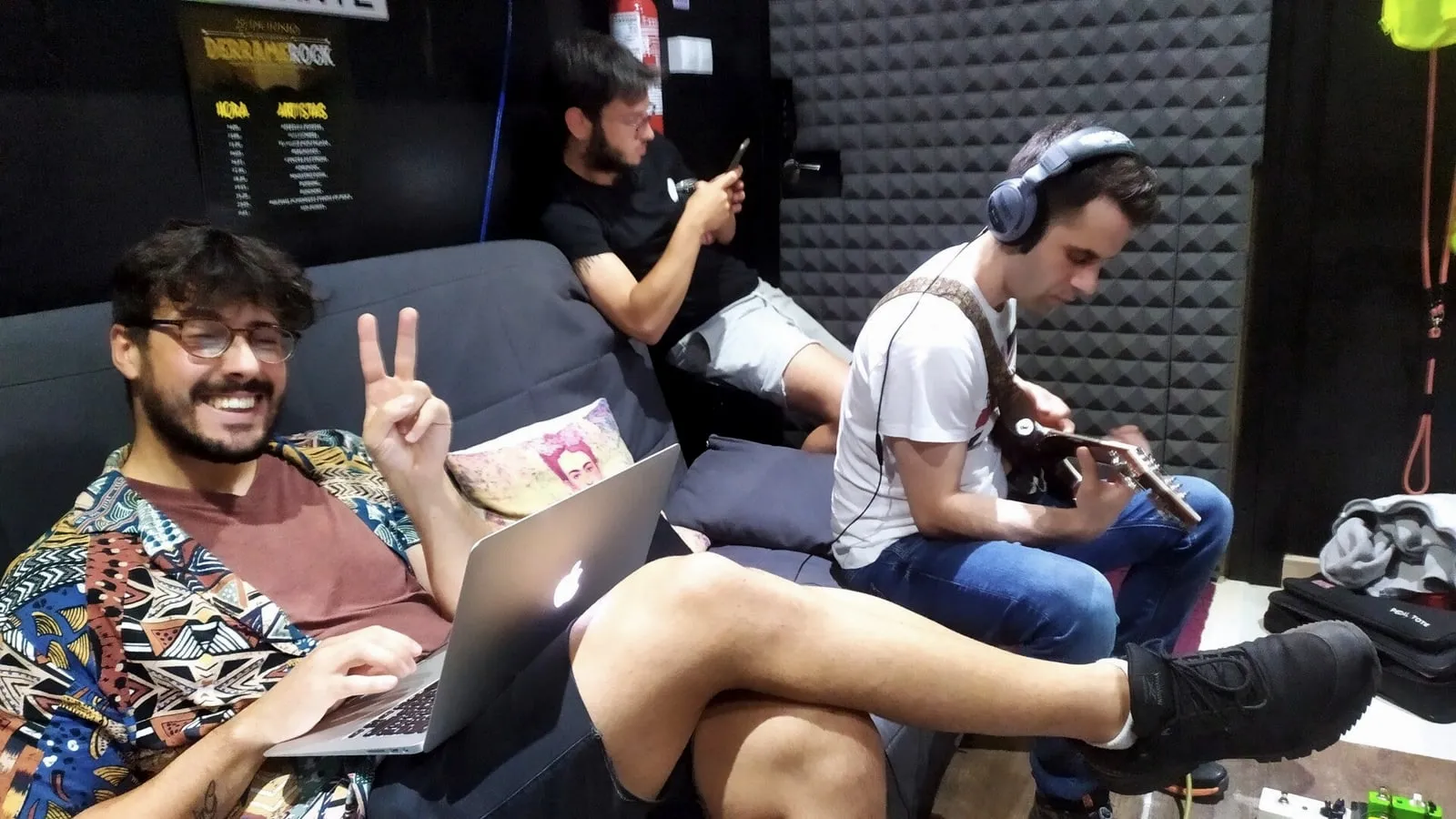 Marela en el estudio de Xonix Records