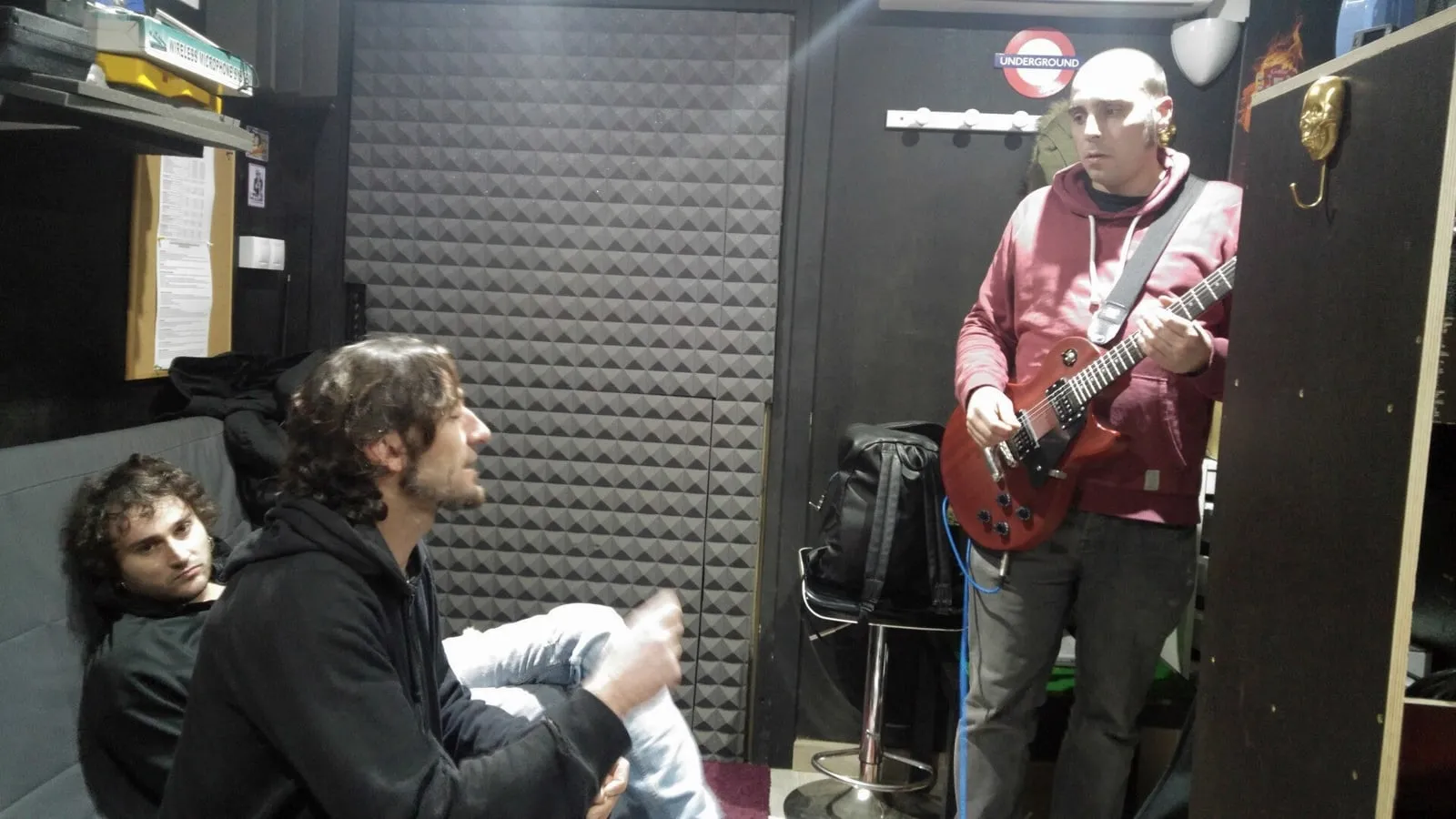Maskarpone en el estudio de Xonix Records