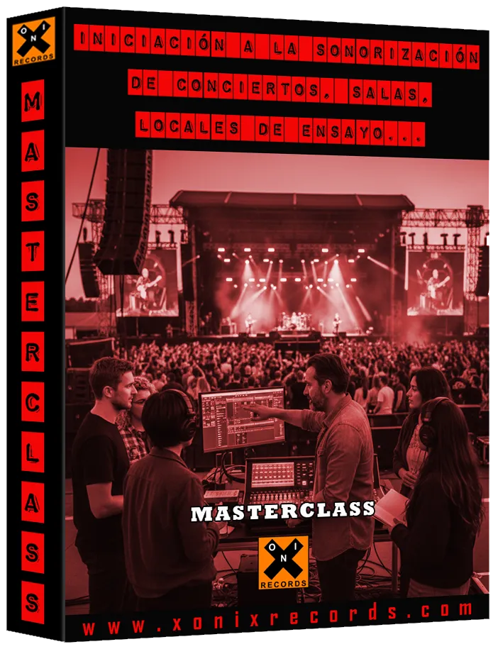 Arte de la masterclass «Iniciación a la sonorización de conciertos, salas y locales de ensayo»