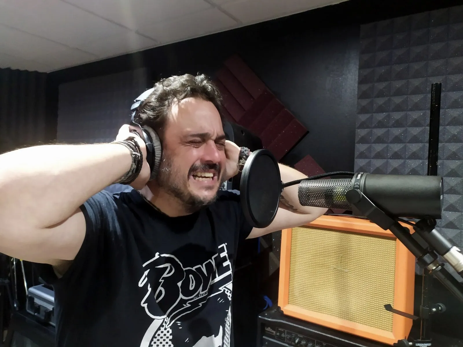 O Arca da Barraca en el estudio de Xonix Records