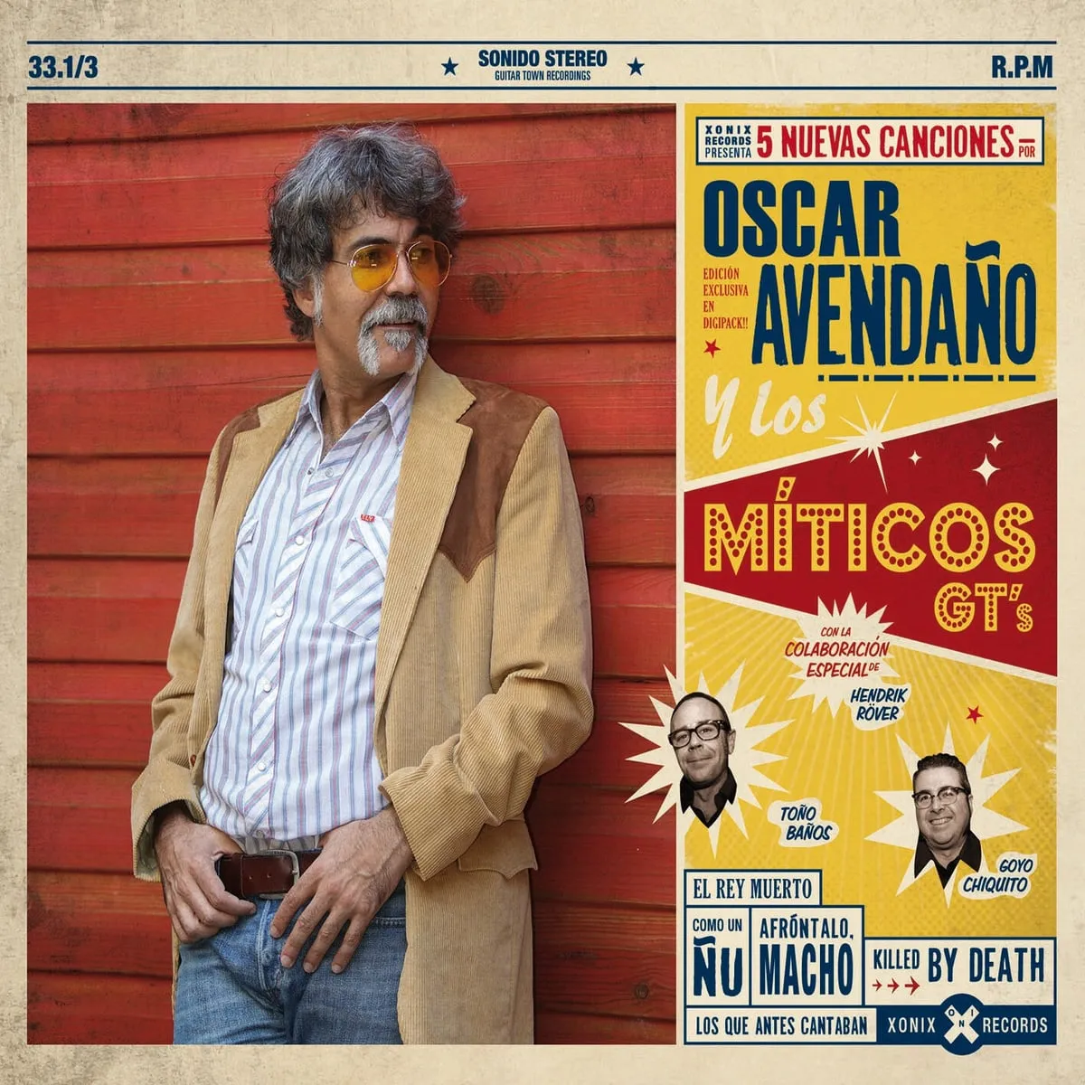 Portada de «Oscar Avendaño y los Míticos GT's» de Oscar Avendaño y los Míticos GT's