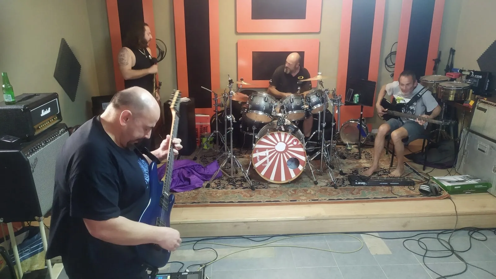 Óxido en el estudio de Xonix Records