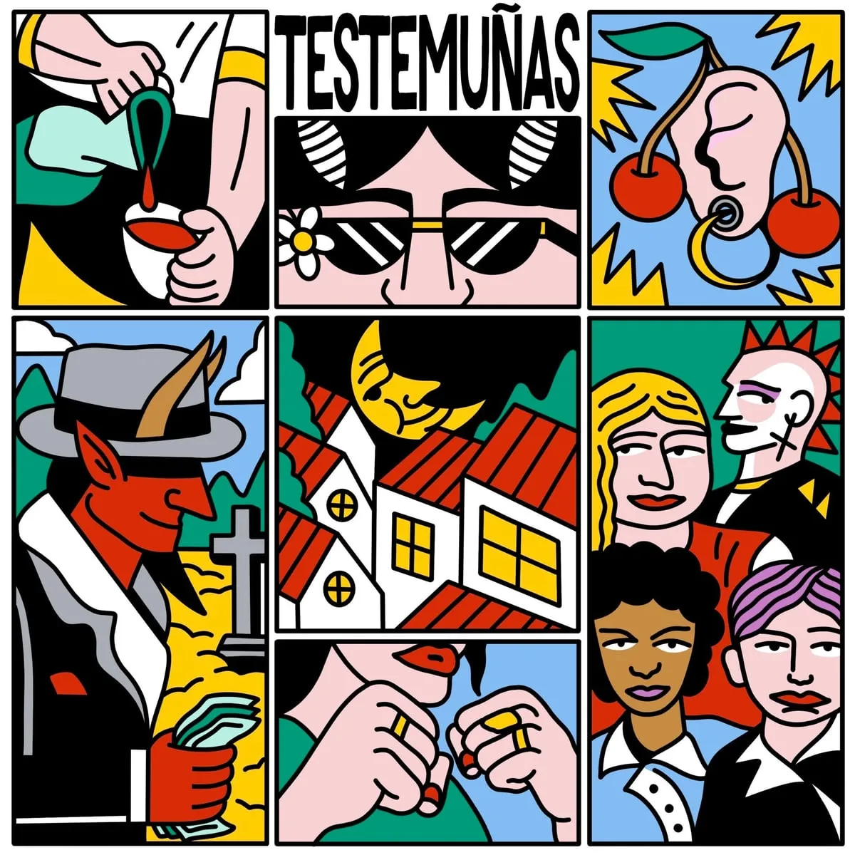 Portada de «Testemuñas» de Pauliña