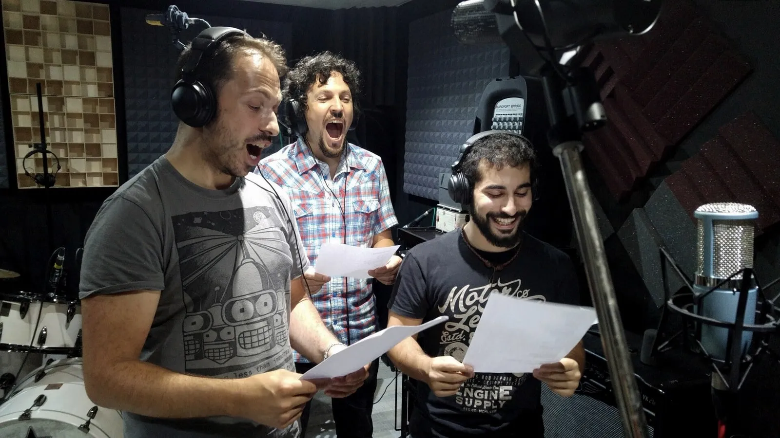Raiba en el estudio de Xonix Records