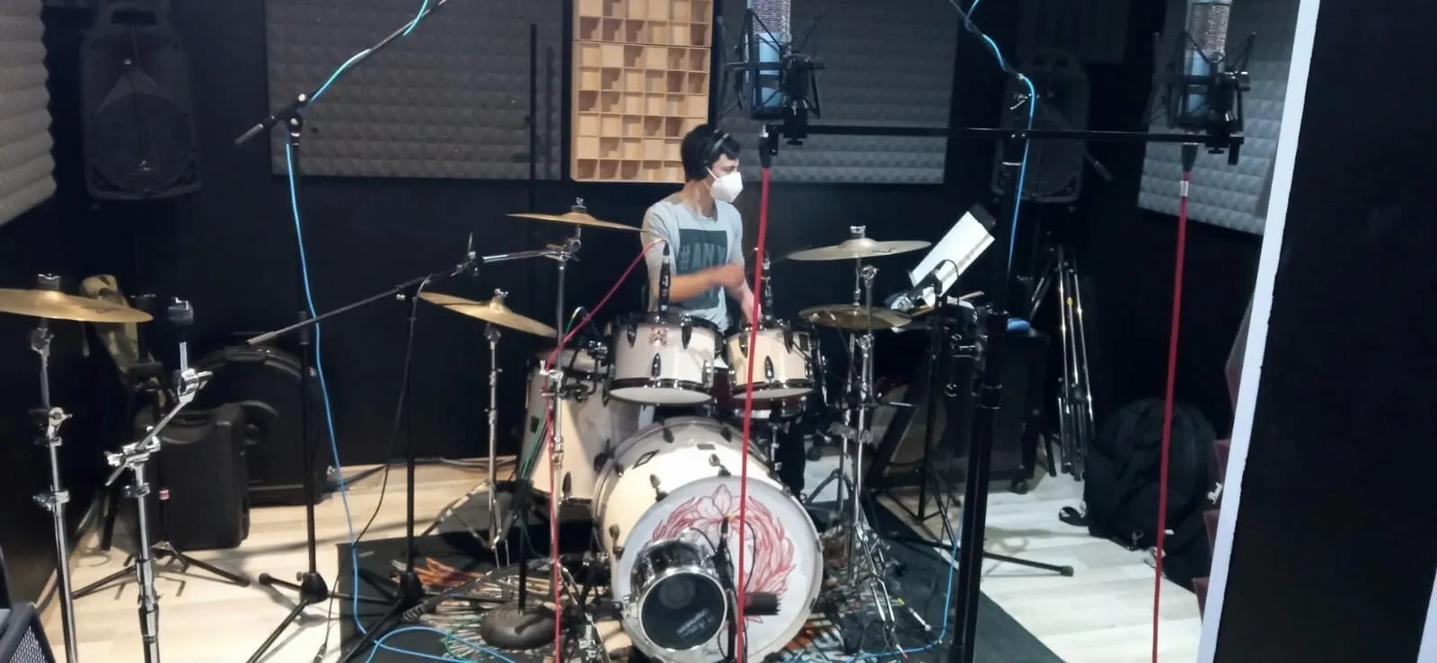 Rastreros en el estudio de Xonix Records