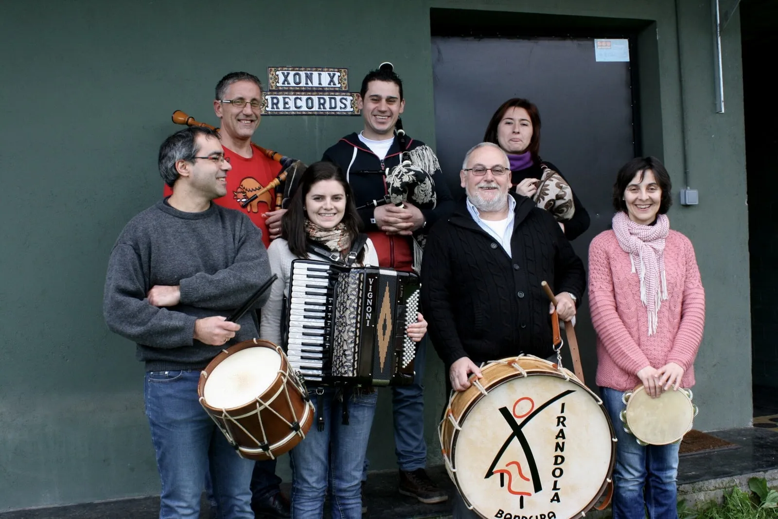 Xirandola en el estudio de Xonix Records